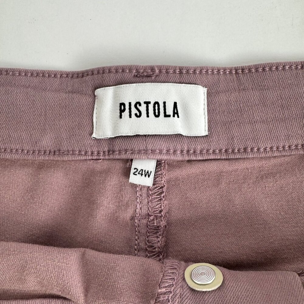 Pistola NEW Lilac Dust Button Fly Shorts Women's 24W Tencel Casual Summer - Picture 4 of 11